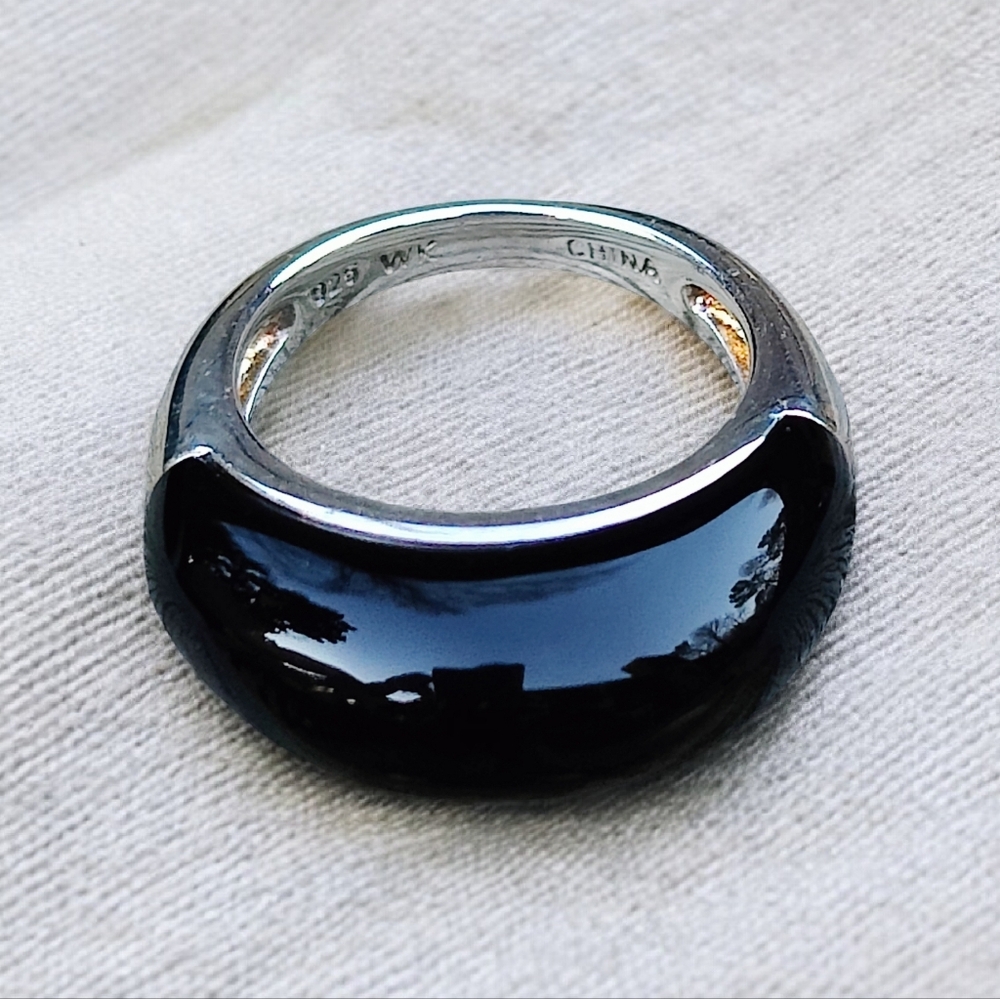 Whitney Kelly Sterling Silver Black Onyx Ring